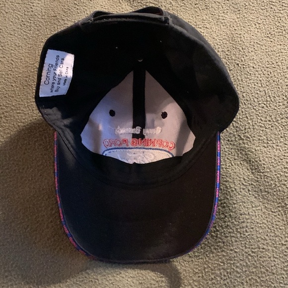 Benny Brown’s Corning Ford black hat.  Adjustable Velcro strap in back. One size - Picture 6 of 7